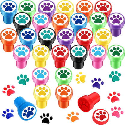 24 PCS Camp Party Favors Camping Adventure Mini Stamps Colorful Self Inking Stamps Camping Themed Party Favors for Boys Girls Student School Classroom Rewards Carnival Prizes Supplies