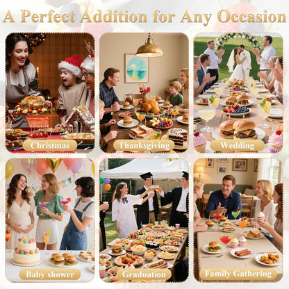 [300PCS] Cocktail Picks, Fancy Toothpicks for Appetizers Drinks Food Fruit, 4.7 IN Long Decorative Bamboo Skewers, Gold Pearl Wooden Garnish Sticks for Charcuterie Boards Accessories Party Supplies