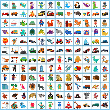 Partywind 408 PCS Kids Tattoos for Party Supplies, Individually Wrapped Sheet Temporary Tattoos Stickers for Kids Goodie Bag Stuffers, Fun Birthday Party Favors - Mixed