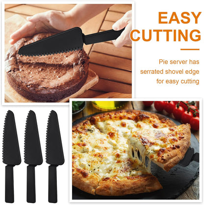 40 Set Disposable Plastic Serving Utensils Include10 Pcs 6.3" Serving Tongs 10 Spoons 10 Forks 10 Knives for Buffets Food Home Weddings Family Gathering Birthday Party Supplies(Black)