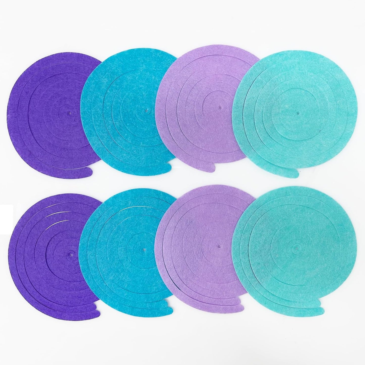 36 Pcs Blue Hanging Swirl Decorations Ombre Royal Blue White Felt Swirl Streamer Spiral Ceiling Garland for Birthday Wedding Baby Shower Graduation Under The Sea Nautical Ahoy Achor Party Supplies