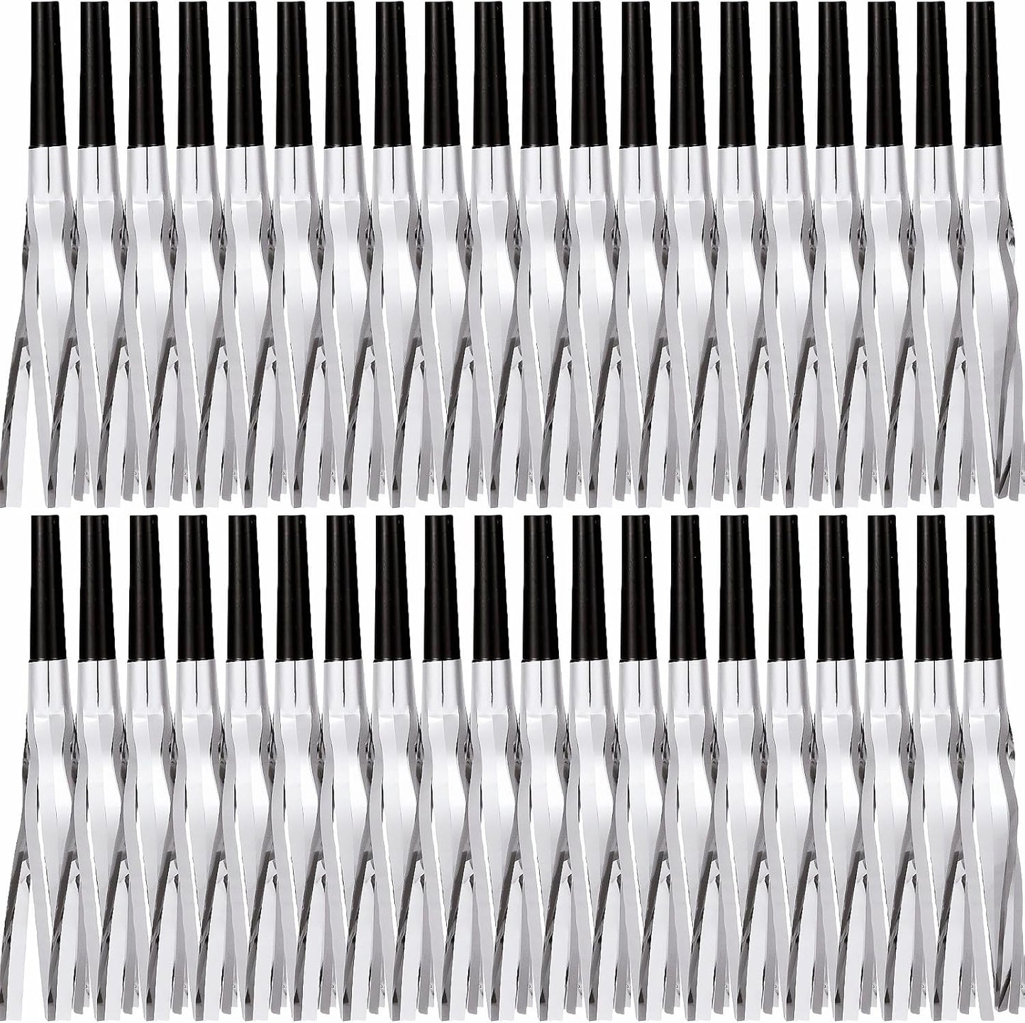 30 Pcs Gold Noise Makers, Metallic Fringed Noise Makers for New Year Party Favor Supplies, Multicolour