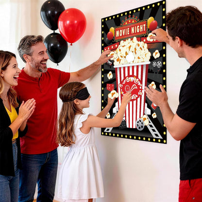 Pin The Crown on The Princess Party Games for Girls Princess Birthday Party with 24 Pcs Crowns, Large Princess Poster for Kids Girls Princess Birthday Party Princess Tea Party Decorations