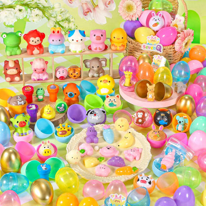 SevenQ Toy Cars Easter Basket Stuffers 24 Pcs, Prefilled Easter Egg Fillers Race Car Party Favors for Kids Birthday Goodie Bag Treasure Box Toys for Classroom Treat Prizes Pinata Egg Hunt Supplies