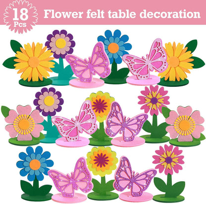 SUNBEAUTY 4PCS Honey Bee Honeycomb Centerpieces Decorations Yellow Bee Honeycomb Table Centerpieces with Sunflower Stickers for Baby Shower Birthday Gender Reveal Birthday Decoration