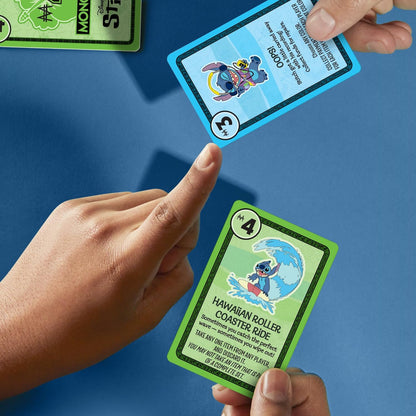 Monopoly Deal: Disney Stitch Edition Card Game | Based on Disney’s Lilo & Stitch | Officially Licensed Disney Kids Games | Ages 8+| 2-5 Players