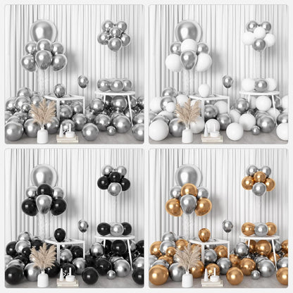 Amandir 153pcs White Sand Balloons Arch Garland Kit Different Sizes 18 12 10 5 Inch Cream Beige Sand White Latex Balloon for Birthday Boho Neutral Baby Shower Wedding Anniversary Party Decorations