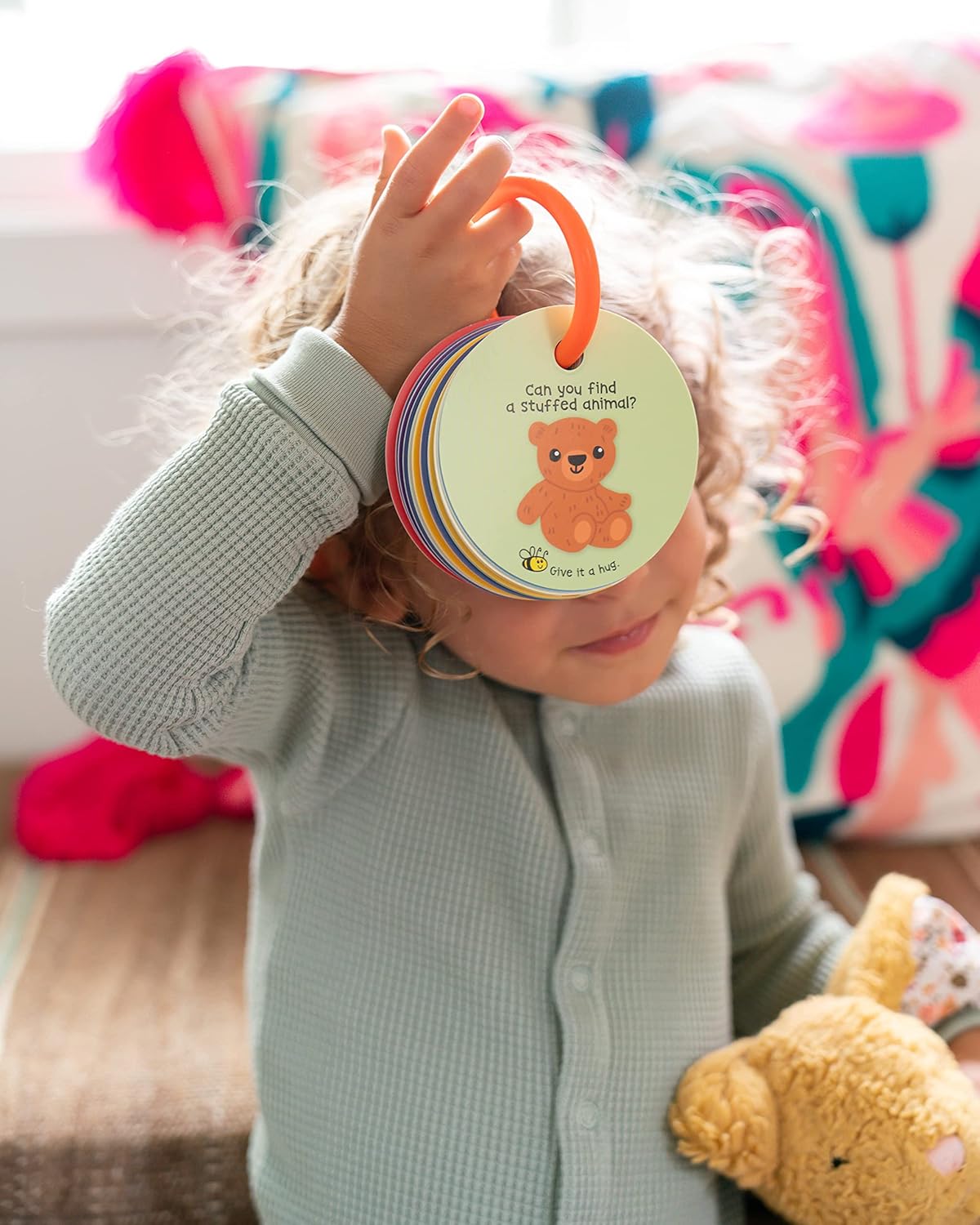 MOLLYBEE KIDS Preschool Outdoor Scavenger Hunt Cards at Home, Gifts for Ages 3, 4