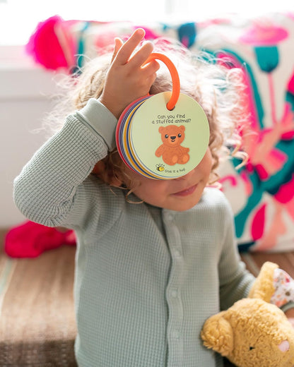 MOLLYBEE KIDS Preschool Outdoor Scavenger Hunt Cards at Home, Gifts for Ages 3, 4