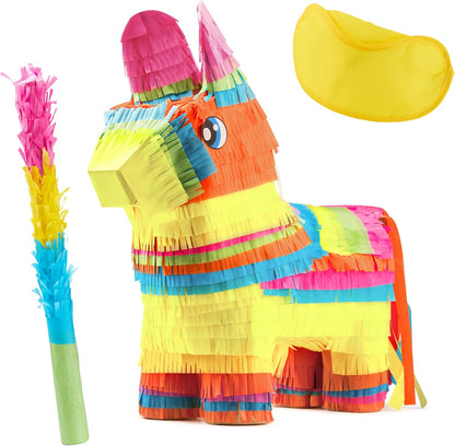 Cinco De Mayo Donkey Pinata for Kids Birthday Party for Fun Fiesta Taco Party Supplies, Luau Event Mexican Theme Decoration, Carnivals Festivals, Taco Tuesday Event