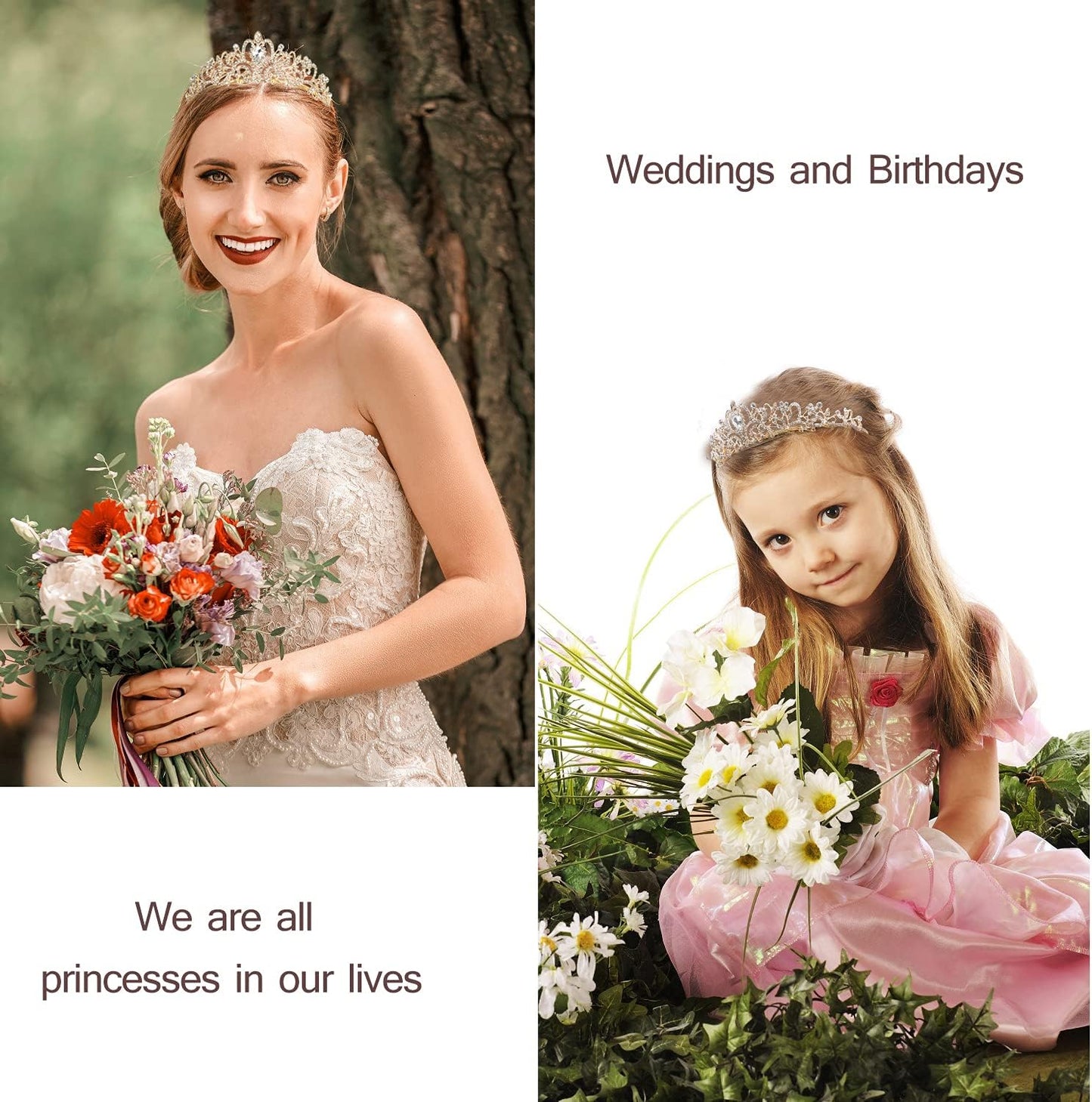 Happy Birthday Queen Tiara Crowns for Women, Red Sash, Party Favors Supplies Gift, 30th Decorations, Stuff Accessories