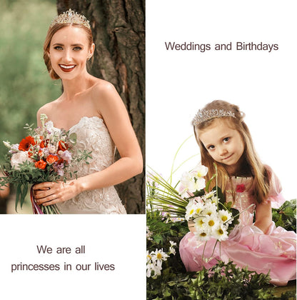 Happy Birthday Queen Tiara Crowns for Women, Red Sash, Party Favors Supplies Gift, 30th Decorations, Stuff Accessories