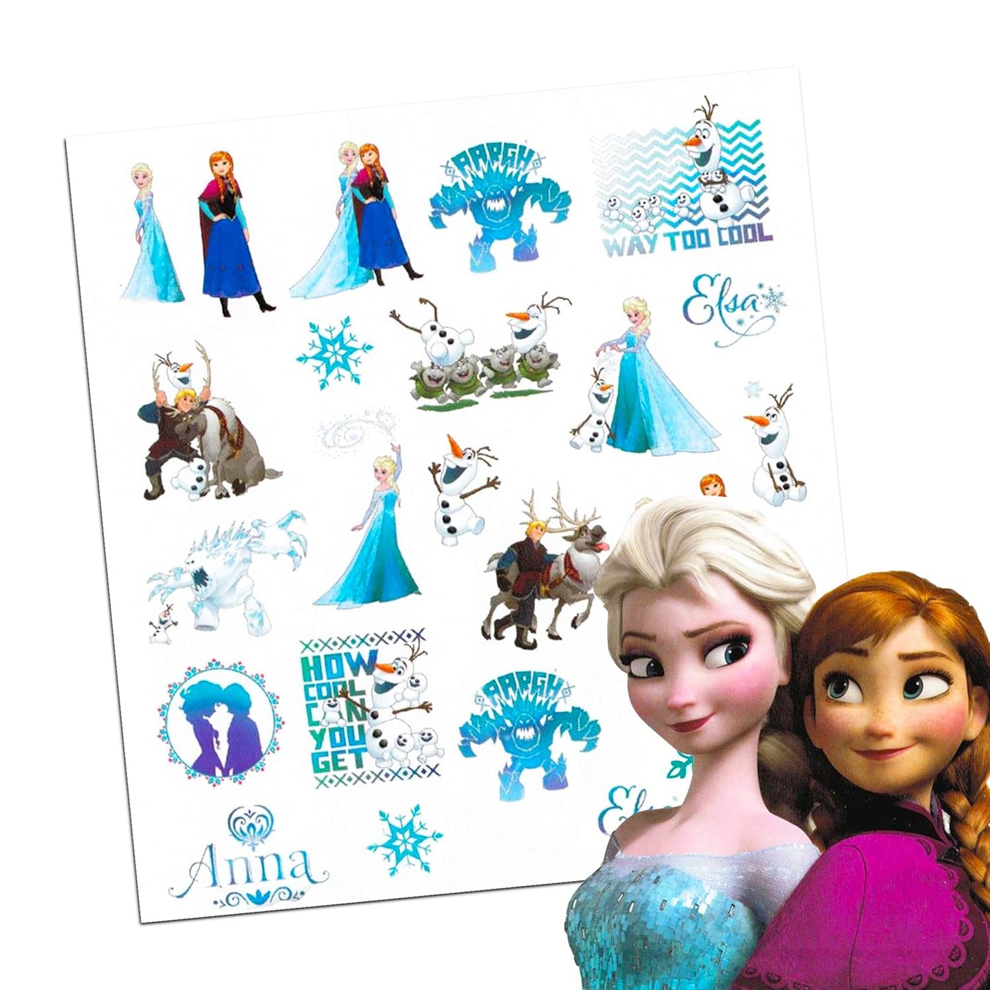 Disney Tattoos Party Favors Mega Assortment ~ Bundle Includes 7 Disney Favorites Temporary Tattoo Packs Featuring Princess, Toy Story, Frozen, Cars, Lion King and More (Over 175 Tattoos!)