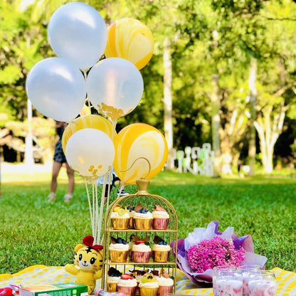 8 Pack Balloon Stand Kits, Fenxyo Balloon Sticks Holder with Base for Table Graduation Birthday, Balloon Sticks Holder for Wedding Birthday Party Decoration