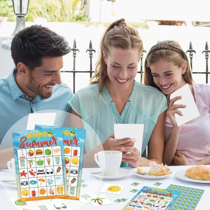 Bible Bingo Game - 24 Player Christian Church Bingo Cards for Women, Men & Family Parties - JK0103