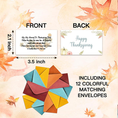 Thanksgiving Treasure Hunt, 14 Scavenger Hunt Clue Game Cards, Thanksgiving Treasure Riddle Hunting Games, Autumn Indoor Outdoor Party Activities For Adults Family, Fall Party Decorations Supplies