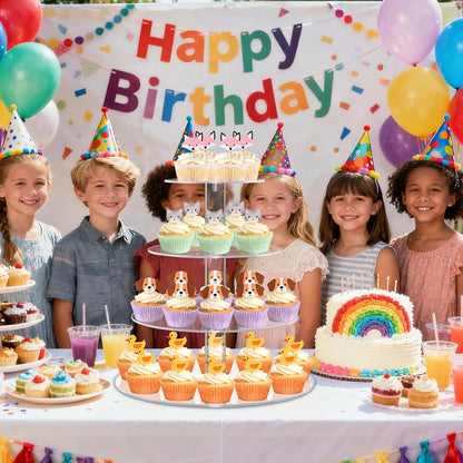 Acrylic Cupcake Tower, 7-Tier Round Cake Stand for 100 Cupcakes, Dessert Display for Parties & Weddings