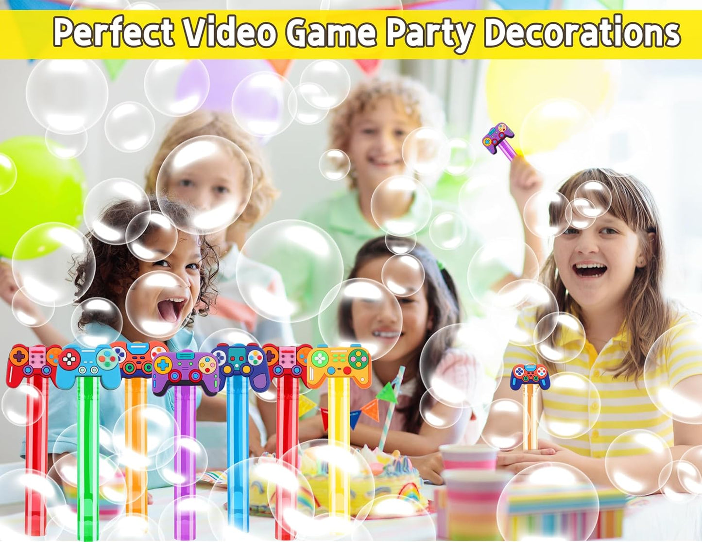 24PCS Animal Bubble Wands for Wild One Birthday Baby Shower Decorations Safari Jungle Theme Party Favors Supplies, Pinata Goodie Bags Filler, Classroom Prizes, Valentines Gifts, Easter Stuffers