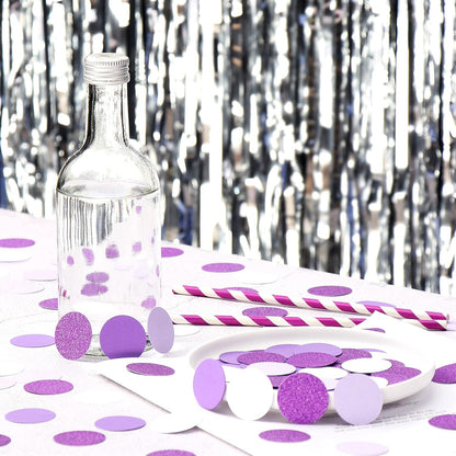 Navy Blue White Gold Confetti Birthday Decorations for Boys Glitter Paper decor Sprinkles Biodegradable Table Confetti Round for Graduation Wedding Baby Shower Party Lasting Surprise 300pcs