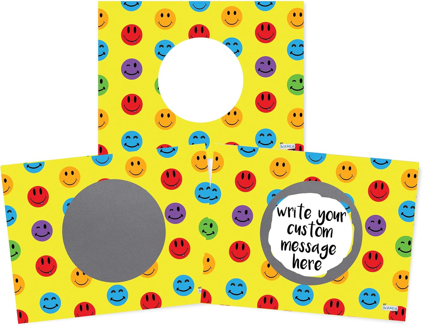 My Scratch Offs - Customizable Scratch-Off Cards Graffiti Design for Prizes, Classroom Rewards & Teacher Supplies, 50 Pack