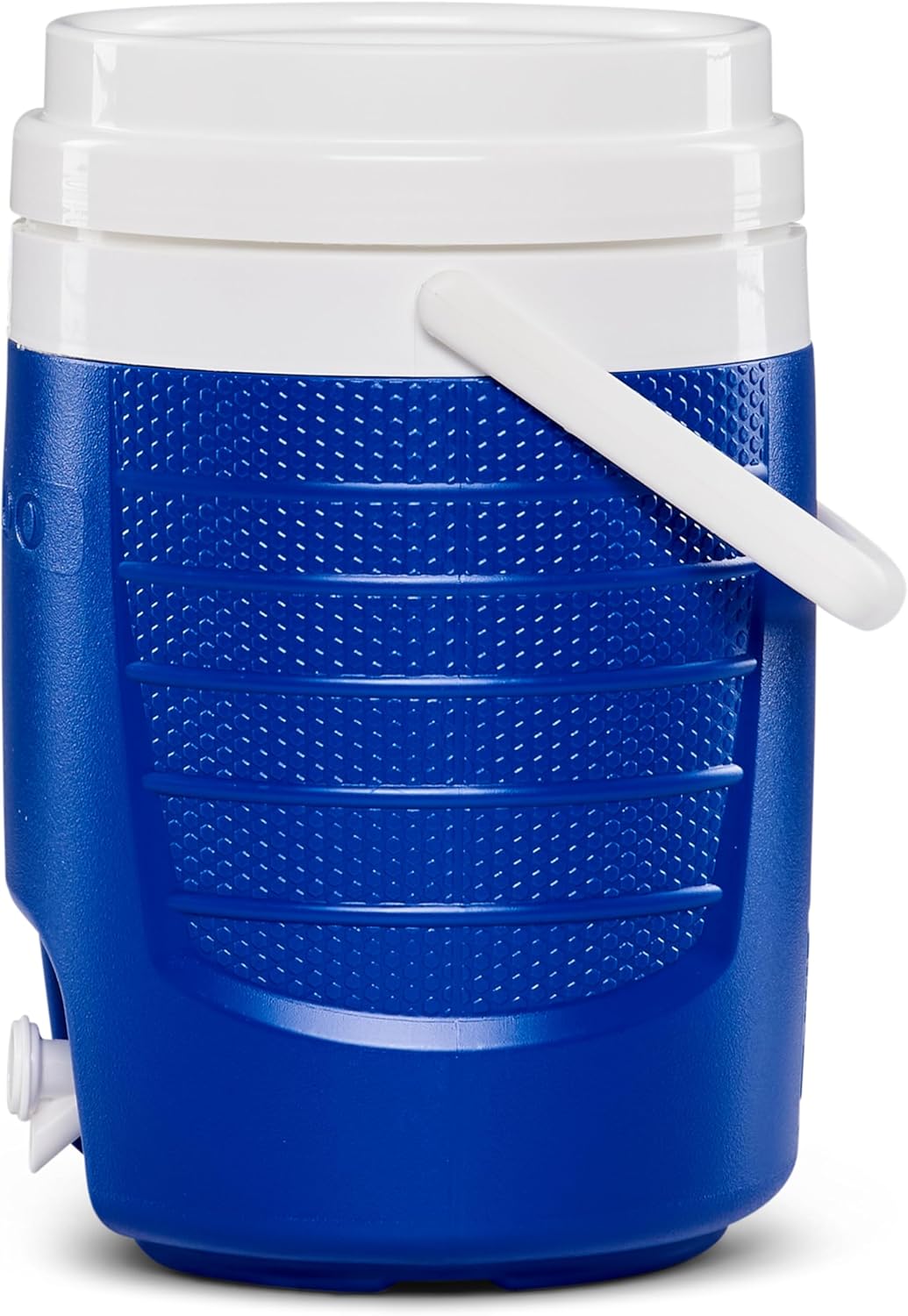 Igloo 5 Gallon Portable Sports Cooler Water Beverage Dispenser with Flat Seat Lid, Insulated Beverage Dispenser, Orange/White