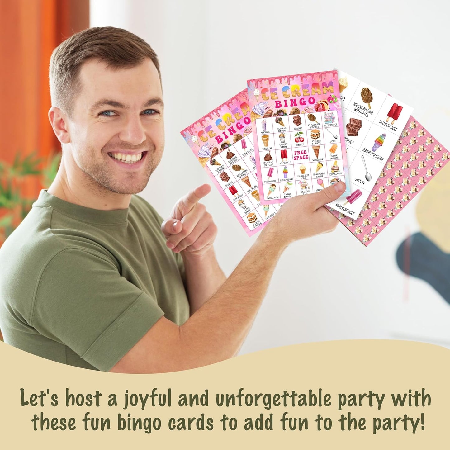 Strawberry Bingo Game, Summer Berry Party Bingo Cards for Adults, Strawberry Parties Supplies, Fruit Themed Birthday Party Favors for 24 Players, 06