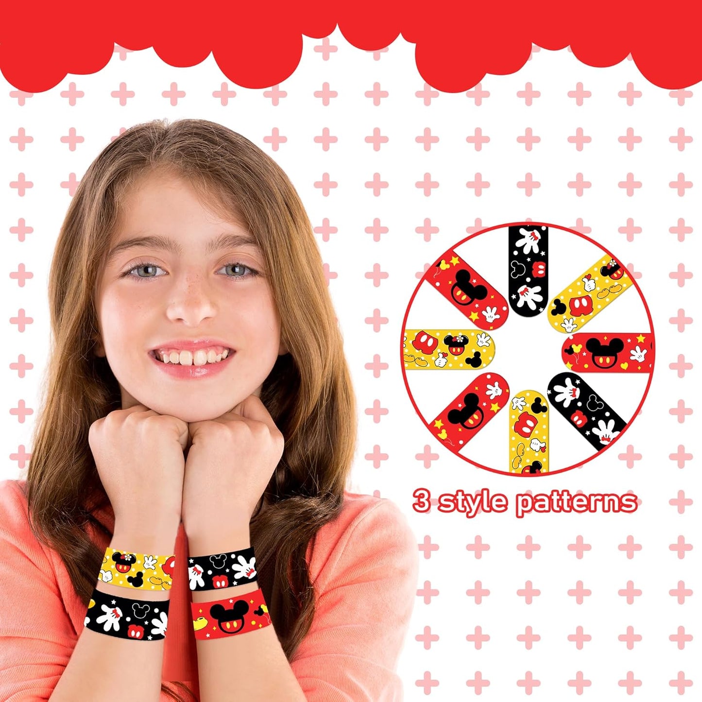 21Pcs Birthday Party Supplies Favors,Slap Wristband Set,Best for Fill Up the Goodie Bags