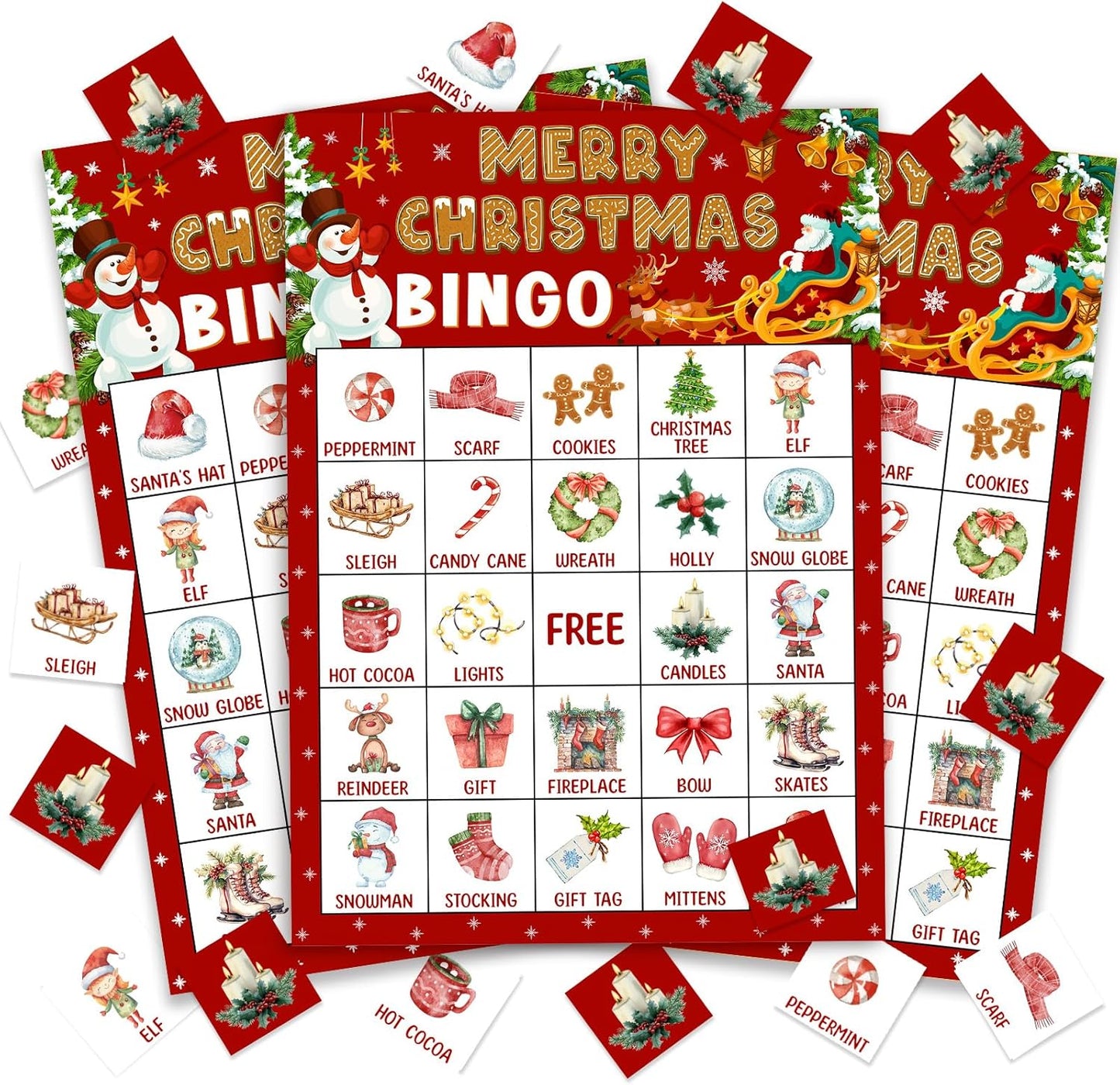 Pink Bow Baby Shower Bingo Games, 24 Player Pink Bingo Cards for Baby Shower, Gender Reveal Party Games Favors Supplies Decorations