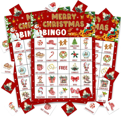 Pink Bow Baby Shower Bingo Games, 24 Player Pink Bingo Cards for Baby Shower, Gender Reveal Party Games Favors Supplies Decorations