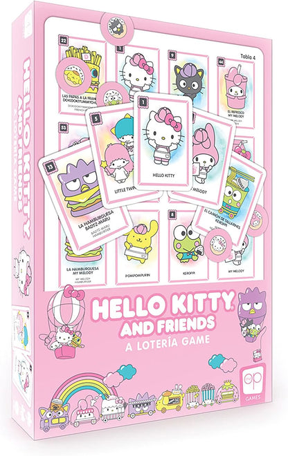 Hello Kitty Loteria Game - Custom Bingo Style Inspired by Spanish Words & Mexican Culture
