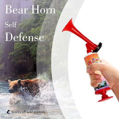Air Horn for Boat Graduation Party Sports Events Beer Horns Dog Air Horn Self Defense Portable Air Pump Horn(ABS large handheld horn)