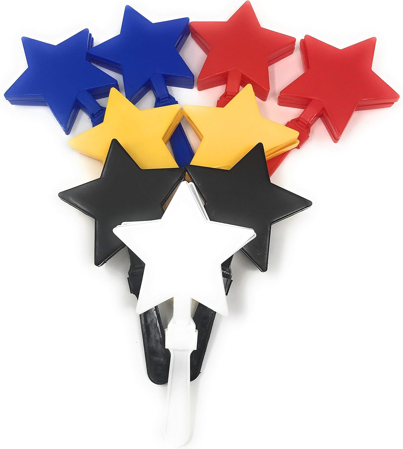 Funiverse 20 Bulk Star Hand Clapper/Team Spirit Noise Maker Assortment - Perfect New Years Party Favor (Gold)