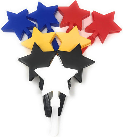 Funiverse 20 Bulk Star Hand Clapper/Team Spirit Noise Maker Assortment - Perfect New Years Party Favor (Gold)