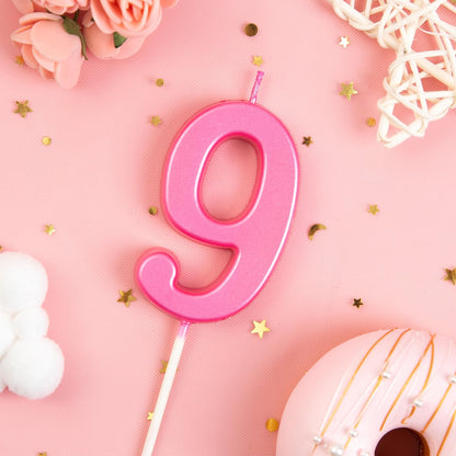 PHD CAKE 2.76 Inch Modern Gold 2 Number Birthday Candles, Gold Number Candles, Cake Number Candles, Party Celebration