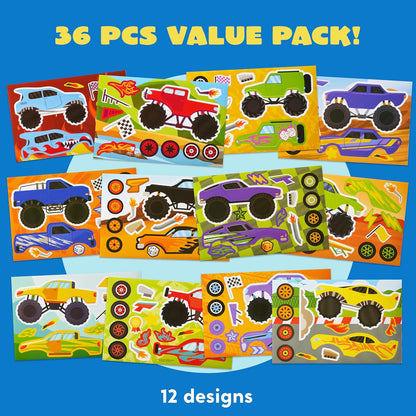 JOYIN 36 Sheets 9"x6" Make a face Stickers for Kids, Make Your Own Animal Stickers with Unicorn, Dinosaur, Sea and Safari Animals, Crafts Birthday Party Favors, Goodie Bags Classroom Activities