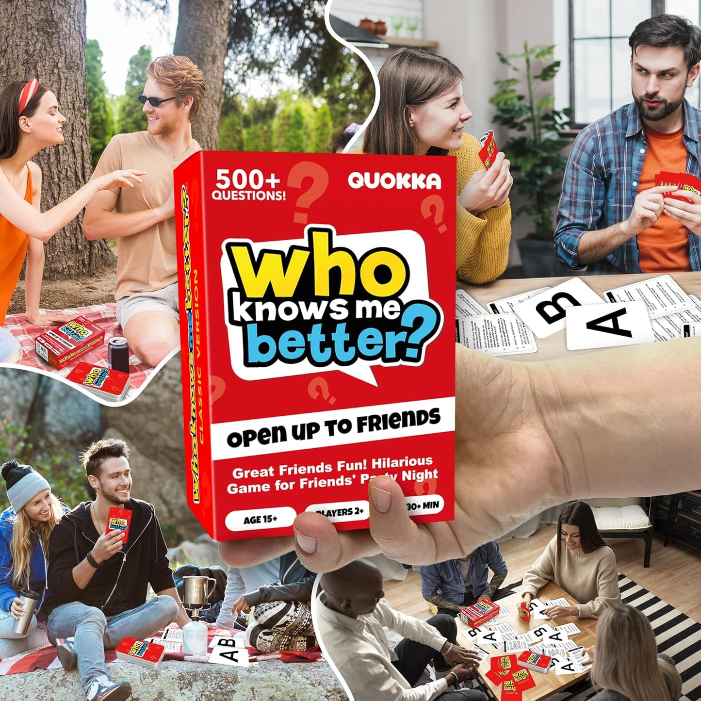Quokka Card Games for Adults – Who Knows Me Better NSFW Edition – Party Game with 500+ Questions for Friends, Couples & Party Game Nights Ages 18+