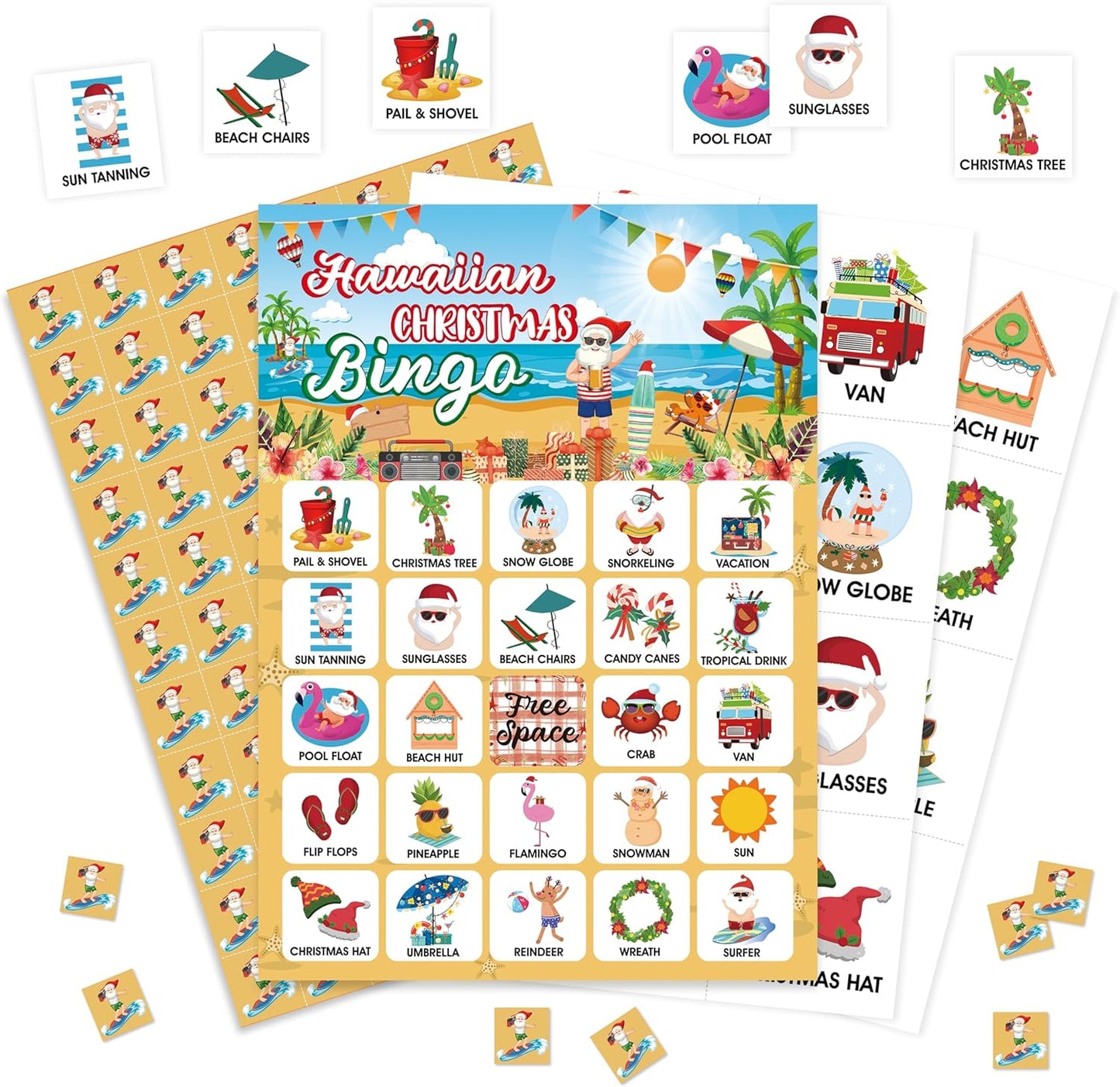 Book Bingo Game, Reading Party Bingo Cards Set, Read Themed Party Games Supplies for Book Lovers, Adults Family Friends Holiday Activities Favors Decorations for 24 Player, 01