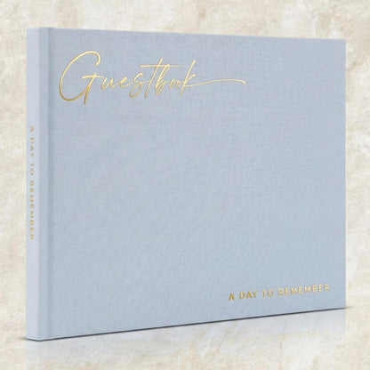 ZICOTO Beautiful Wedding Guest Book for Your Wedding Reception - Simply Elegant Guestbook to Sign in and Add Polaroid Photos - The Perfect Baby Shower Guest Book for The Special Day
