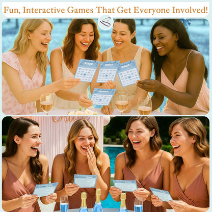 Stofinity Funny Bachelorette Party Games - Bachelorette Games For Parties Scavenger Hunt, Bach Game Bachelorette Bingo Card Games For Bridal Shower Game