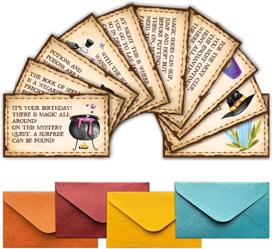 Halloween Scavenger Hunt Game, Halloween Games for Family Treasure Riddle Hunt Game Activities, Halloween Indoor Outdoor Party Games Supplies Activities for Family Friends Gamer, A002