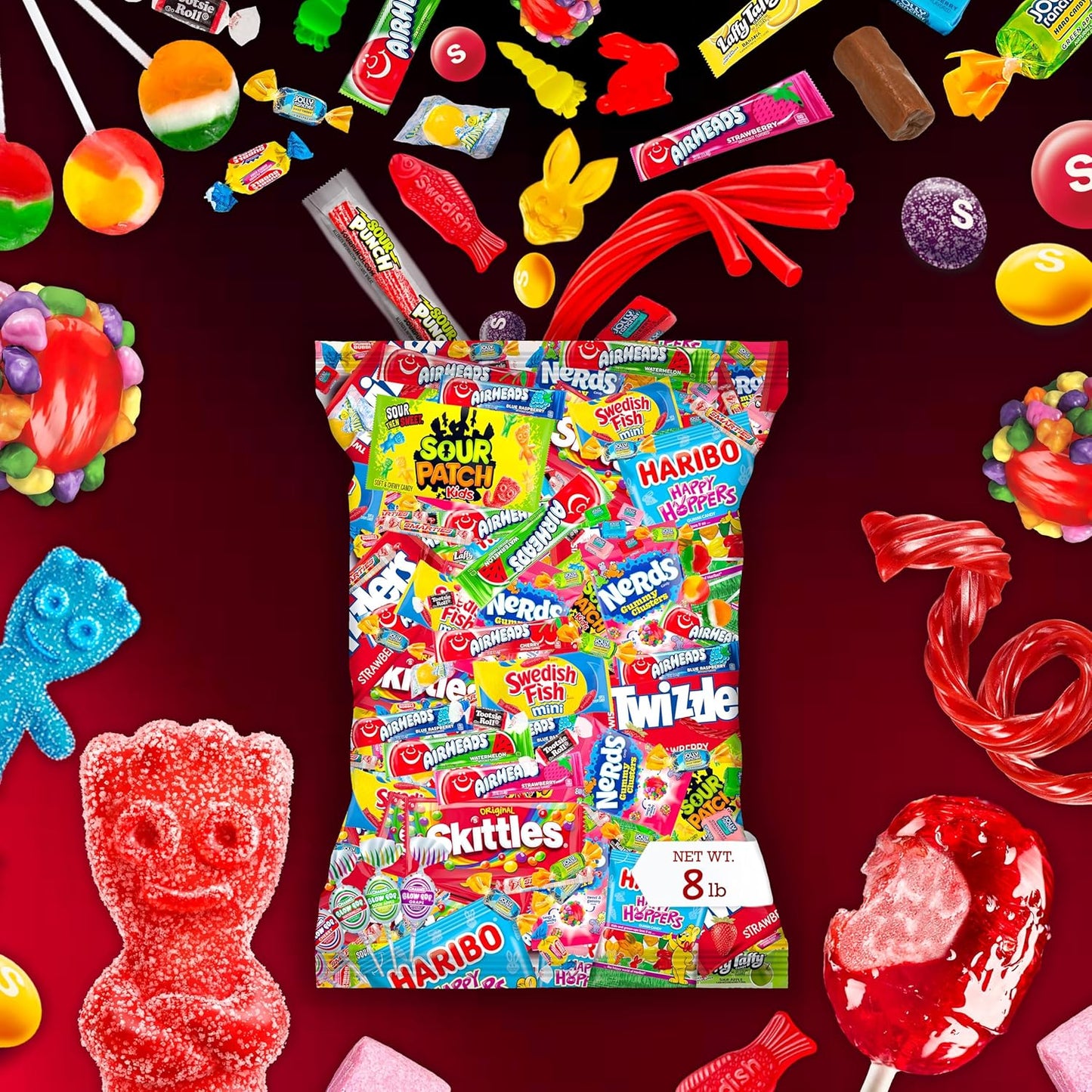 Bulk Candy Variety Pack - 2 lb Bulk Individually Wrapped Candies for Piñata Filler Stuffers - Pinata Candy Party Favors - Assorted Candies - Father's Day