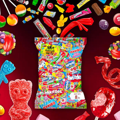 Bulk Candy Variety Pack - 2 lb Bulk Individually Wrapped Candies for Piñata Filler Stuffers - Pinata Candy Party Favors - Assorted Candies - Father's Day