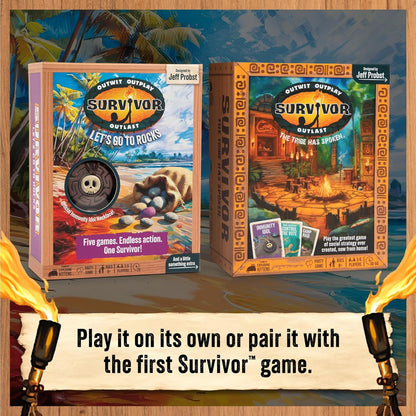 Exploding Kittens Survivor: The Tribe Has Spoken 3-6 Players - Ages 8+ - 30 Minutes to Play - Official Card Game for Survivor Fans - Family Game Night, Card Game