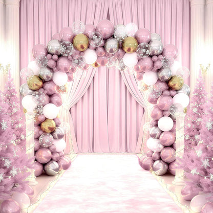 Sage Green and Dusty Pink Balloons, Retro Pink Muted Green White Gold Baby in Bloom Balloons for Girls Women Floral Fairy Wildflower Camping Birthday Woodland Baby Shower Garden Tea Party Decorations