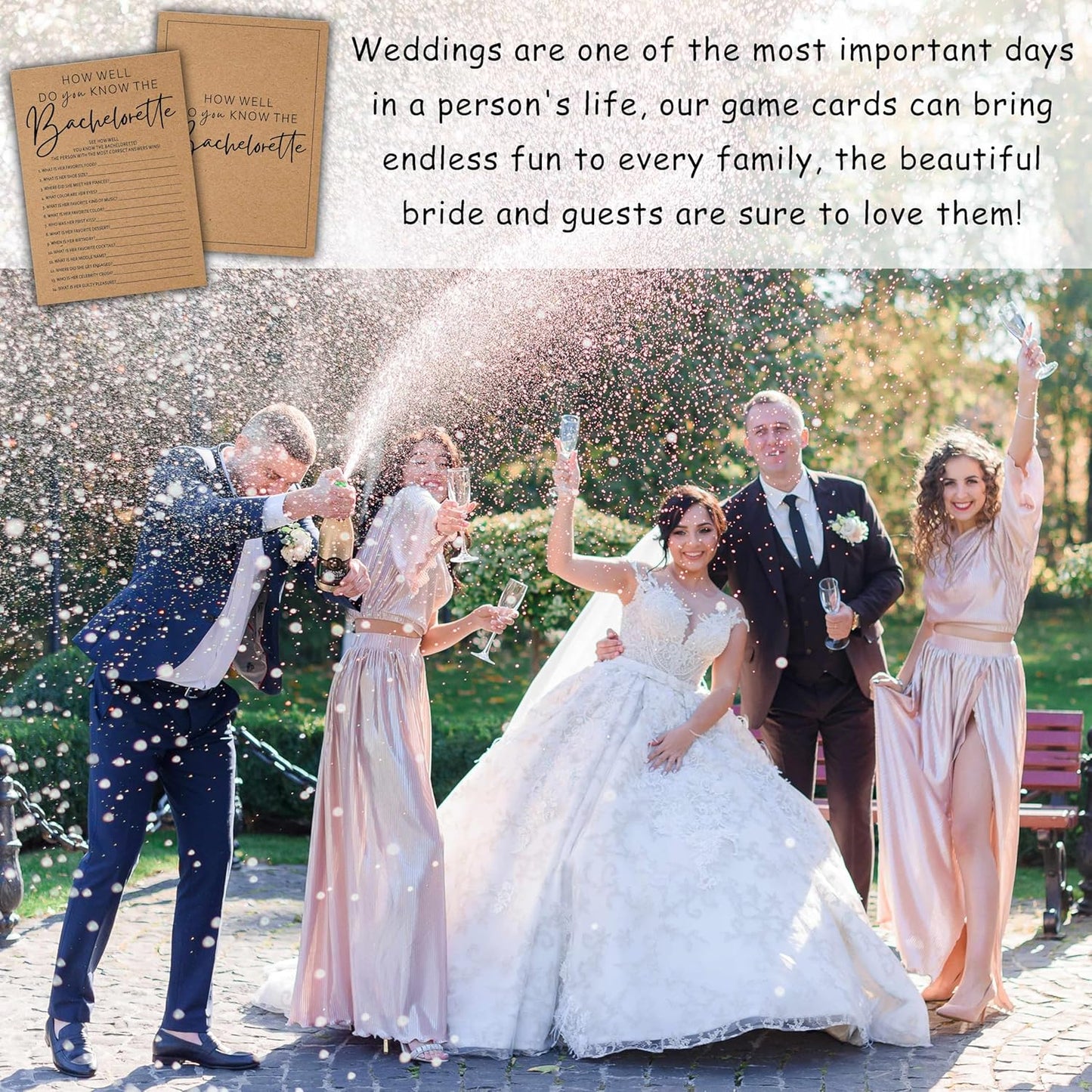 Bachelorette Party Games, Photo Scavenger Hunt Kraft Rustic Bridal Shower Game Card, Wedding/Engagement Party Ideas Activities Supplies Decorations(25 Cards) -A04