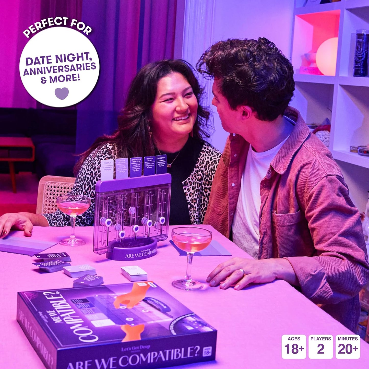 Let's Get Deep: Friends Edition by Relatable, Fun Group Card Game, Easy Adult Game for Game Night, Perfect for Party Games with Friends, Includes 400 Question Cards, Three Increasingly Personal Levels