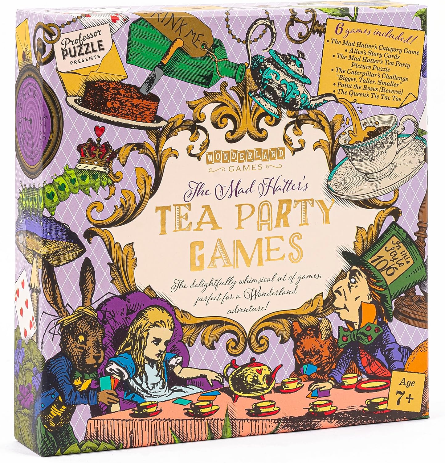The White Rabbit's Scavenger Hunt by Professor Puzzle. - Alice in Wonderland Themed Treasure Hunt for The Whole Family.