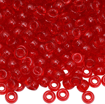 1000Pcs Glow in The Dark Pony Beads 9mm Plastic Kandi Beads Bulk for Friendship Bracelet Necklace Craft Jewelry Making Beads for Hair Braids 9 Color