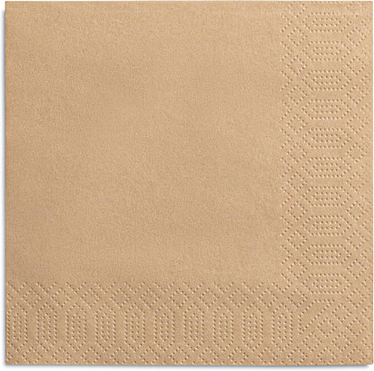 Black Beverage Napkins (300 Count) 2-Ply Disposable Cocktail Napkins for Bar, Weddings, Parties, Events, Premium Quality and EU Made