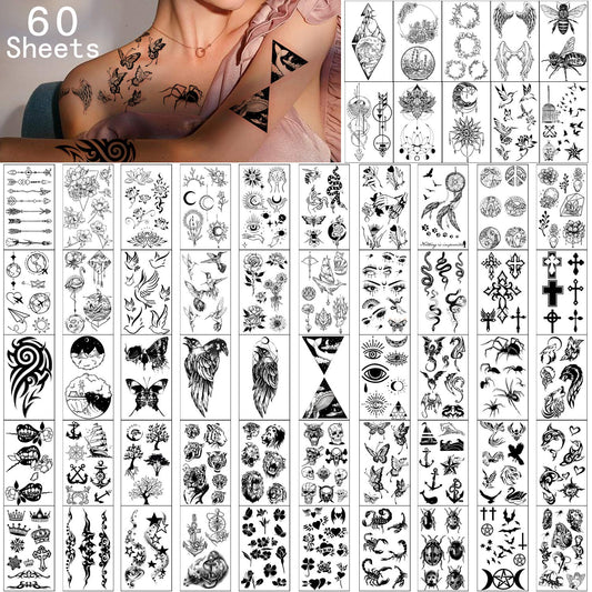 Waterproof Temporary Tattoos - 118pcs Groovy Fake Tattoo for Kids Birthday Party Supplies, Star Unicorn Smiley Rainbow Flower Candy Crown Arts and Crafts for Boys or Girls 6 7 8 9 10 11 12 years old